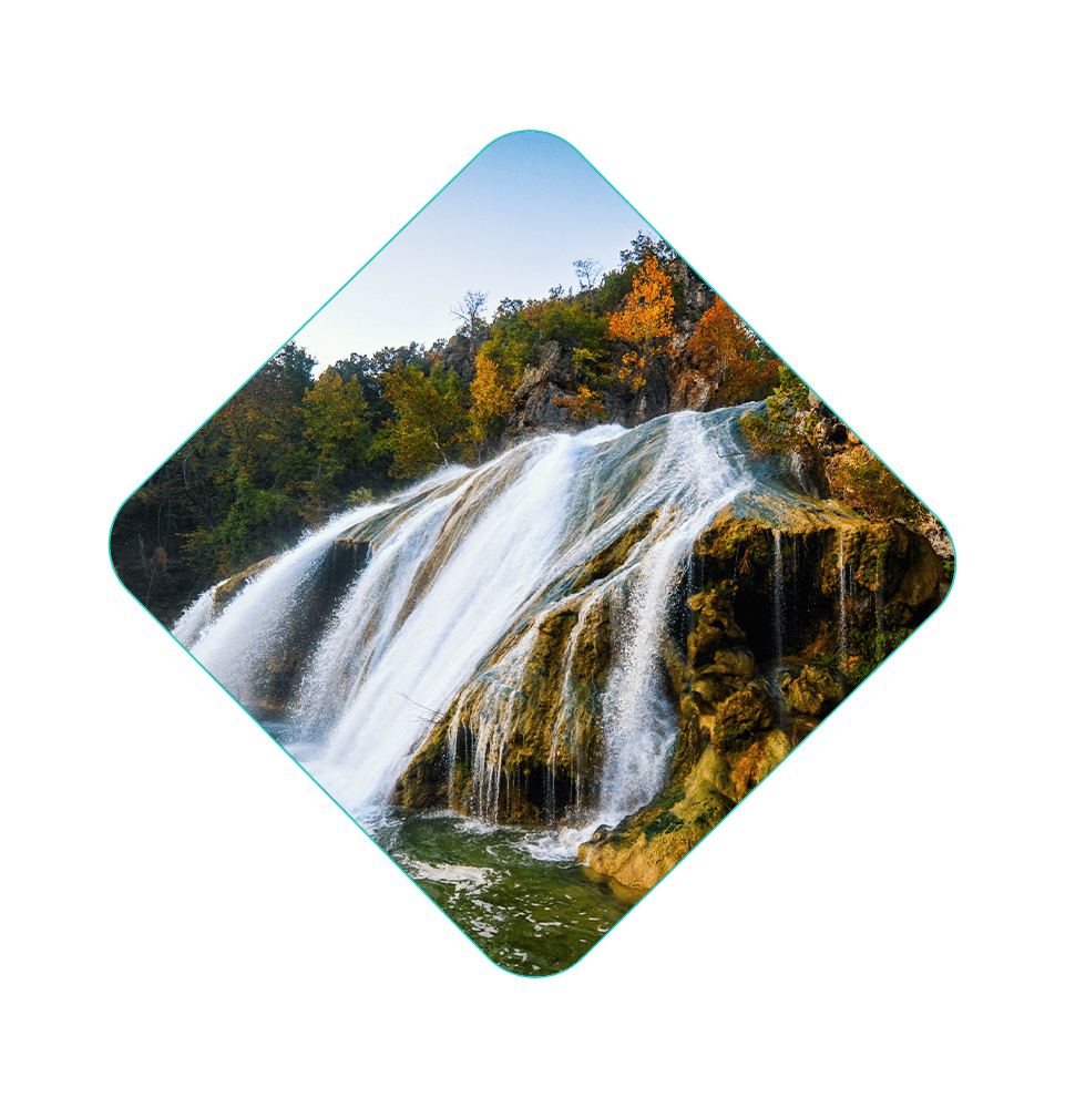 close up water fall
