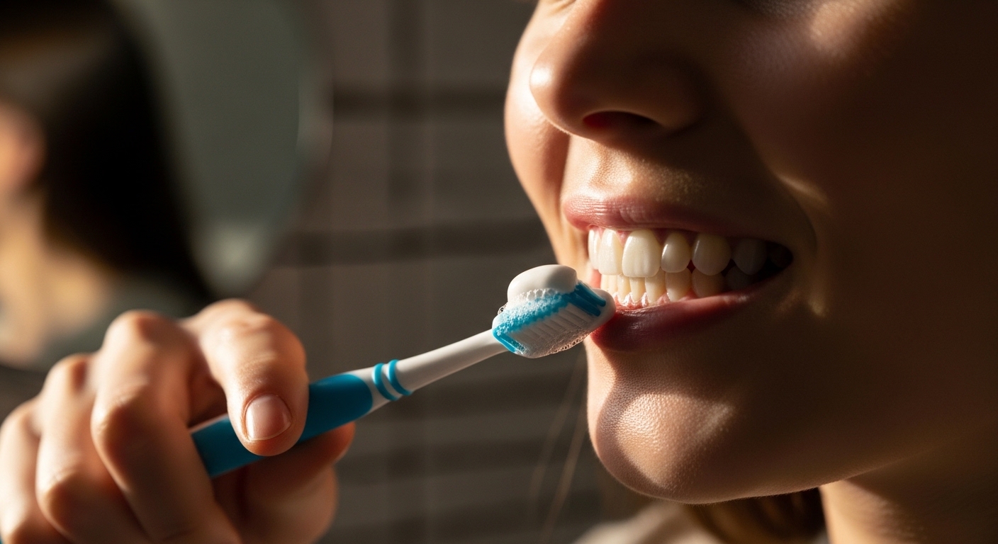 Dentist consulting a patient about bad breath treatment in a modern dental office